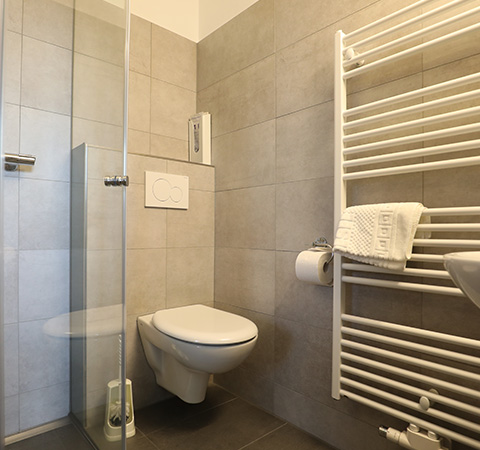 Badezimmer mit begehbarer Dusche